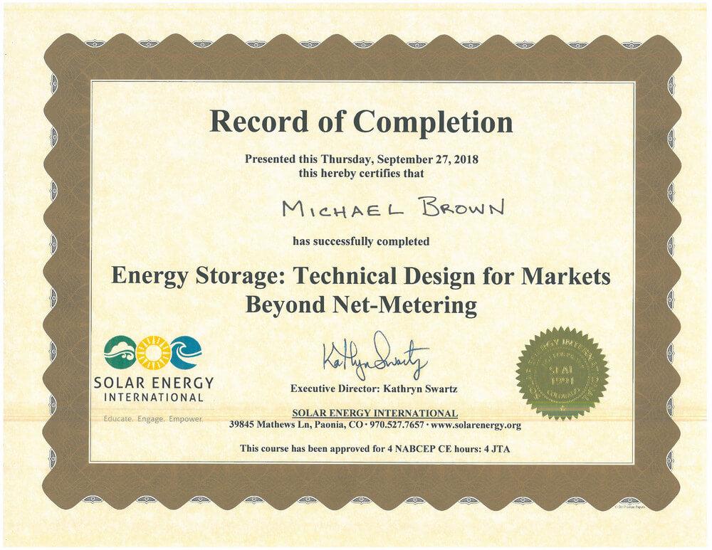 Solar Energy International 2 2018