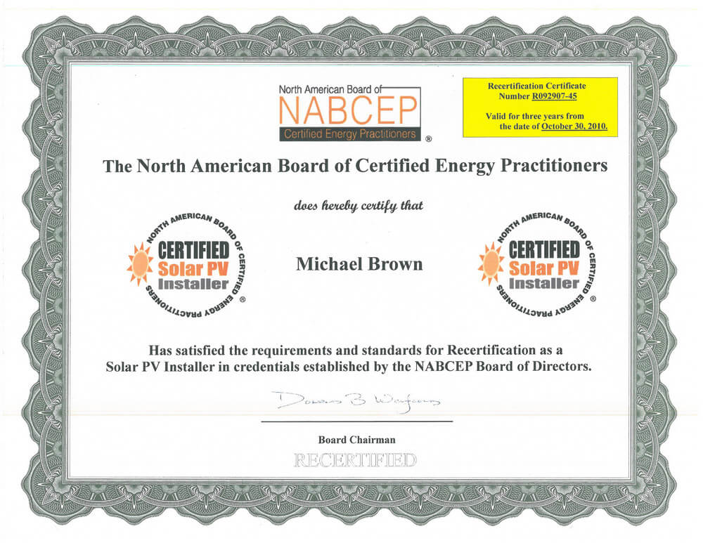 nabcep 2010